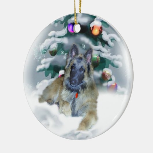 ベルギーテルブレンクリスマスギフトオーナメント セラミックオーナメント (左)