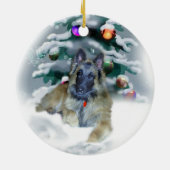 ベルギーテルブレンクリスマスギフトオーナメント セラミックオーナメント (裏面)