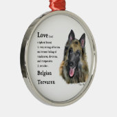 ベルギーテルブレン愛は メタルオーナメント (右)