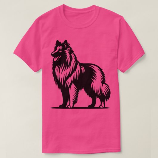 ベルギーテルブレン犬 Tシャツ (デザイン正面)
