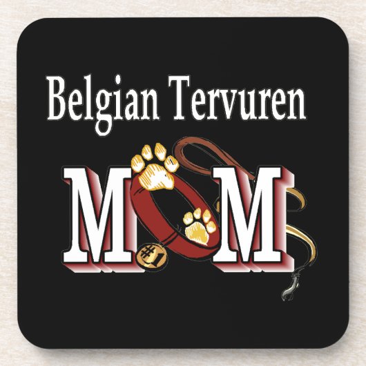 ベルギーテルブレン犬MOM コースター (正面)