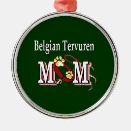 ベルギーテルブレン犬MOM メタルオーナメント