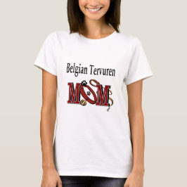 ベルギーテルブレン犬MOM Tシャツ