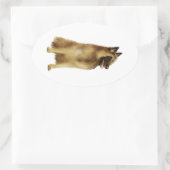 ベルギーテルブレン(A) 楕円形シール (バッグ)