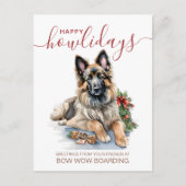 ベルギーテルブレンPET搭乗クリスマス企業の シーズンポストカード (正面)