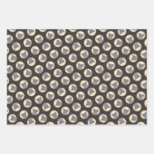 ベルギーテルヴューンシェパードマホガニー絵を描ズアート ラッピングペーパーシート (正面3)