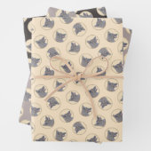 ベルギーテルヴューンシェパードマホガニー絵を描ズアート ラッピングペーパーシート (インサイチュ)