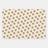 ベルギーテルヴューンシェパードマホガニー絵を描ズアート ラッピングペーパーシート (正面)