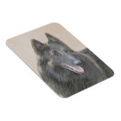 ベルギーテルヴル絵画ンの – かわいいオリジナルドッグアート マグネット (右側)