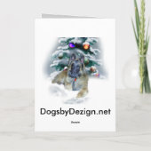 ベルギーテルヴレンのクリスマスプレゼント シーズンカード (裏面)