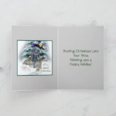 ベルギーテルヴレンのクリスマスプレゼント シーズンカード (内部)