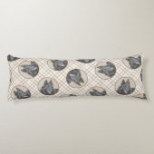 ベルギーテルヴレン絵を描シェパード犬アート ボディピロー (裏面)