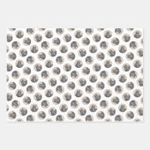 ベルギーテルヴレン絵を描シェパード犬アート ラッピングペーパーシート (正面2)