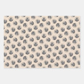 ベルギーテルヴレン絵を描シェパード犬アート ラッピングペーパーシート (正面)