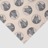 ベルギーテルヴレン絵を描シェパード犬アート 薄葉紙 (詳細)