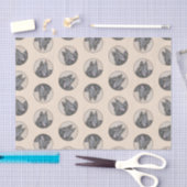 ベルギーテルヴレン絵を描シェパード犬アート 薄葉紙 (クラフト)