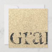 ベルギーデニムガール卒業パーティー招待状 招待状 (裏面)