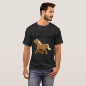 ベルギードラフトホースと幸せのはじまり Tシャツ (正面フル)