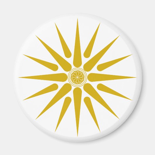 ベルギーナ太陽 マグネット (正面)