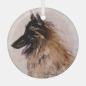 ベルギーバイヘヴェナー ガラスオーナメント (正面)