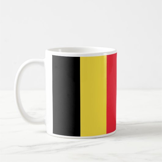 ベルギーフラグ コーヒーマグカップ (左)