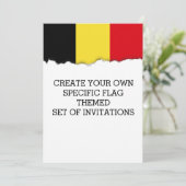 ベルギーフラグ 招待状 (スタンド正面)