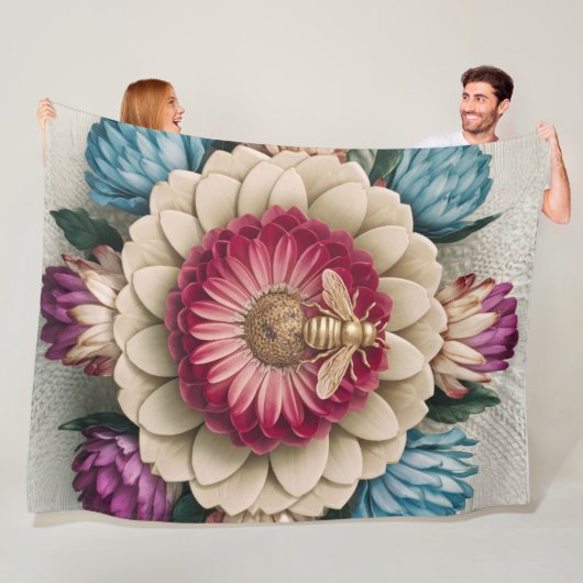 ベルギーフローラエレガンスフリースブランケット フリースブランケット (インサイチュ)