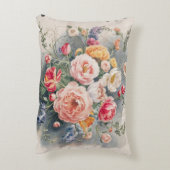 ベルギーフローラエレガンス装飾用クッションカバー アクセントクッション (裏面(縦))