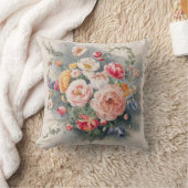 ベルギーフローラエレガンス装飾用クッションカバー クッション (ブランケット)