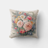 ベルギーフローラエレガンス装飾用クッションカバー クッション (正面)