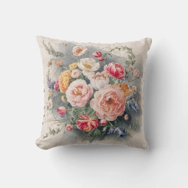 ベルギーフローラエレガンス装飾用クッションカバー クッション