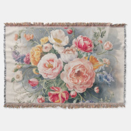 ベルギーフローラエレガンス スローブランケット