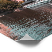 ベルギーブリュッセル運河 ポスター (角)