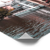 ベルギーブリュッセル運河 ポスター (角)