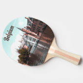 ベルギーブリュッセル運河 卓球ラケット (横)