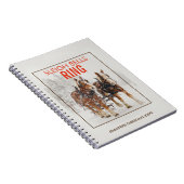 ベルギーホースチームスレイベルリングや輪 ノートブック (右側)