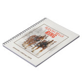 ベルギーホースチームスレイベルリングや輪 ノートブック (左側)