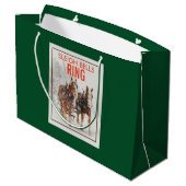 ベルギーホースチームスレイベルリングや輪 ラージペーパーバッグ (裏面アングル)
