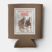 ベルギーホースチームスレイベルリングや輪 缶クーラー (正面)