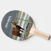 ベルギーホース荷車を引くインパドック卓球ラケット 卓球ラケット (横)