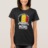 ベルギーママBelgium Mothers Day Mama Belgian Ameri Tシャツ (正面)