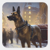 ベルギーマリノイクリスマスフェスティバルシーズン スクエアシール (正面)