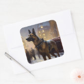 ベルギーマリノイクリスマスフェスティバルシーズン スクエアシール (封筒)