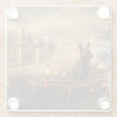 ベルギーマリノイクリスマスフェスティバル航海 ガラスコースター (裏面)