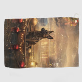 ベルギーマリノイクリスマスフェスティバル航海 ゴルフタオル (横)