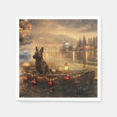 ベルギーマリノイクリスマスフェスティバル航海 スタンダードカクテルナプキン (正面)