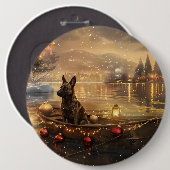 ベルギーマリノイクリスマスフェスティバル航海 缶バッジ (正面&裏面)