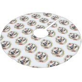 ベルギーマリノイクリスマスリースフェスティバルカップ ブラッシュドポリエステルツリースカート (アングル)