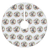 ベルギーマリノイクリスマスリースフェスティバルカップ ブラッシュドポリエステルツリースカート (正面)