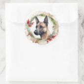 ベルギーマリノイクリスマスリースフェスティバルカップ ラウンドシール (バッグ)